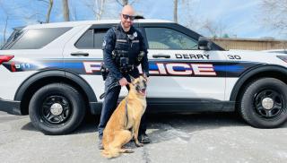 K9 Latios and K9 Officer Collin Kennedy