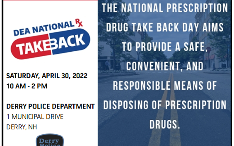 DEA Drug Take Back 2022 Flyer